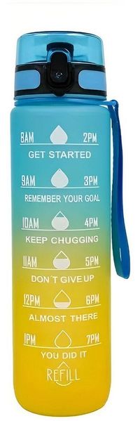 WS-Trend Trinkflasche XL Sportflasche Wasserflasche Flasche 1000 ml in 7 Farben
