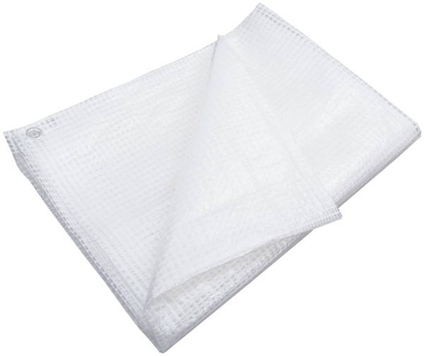 vidaXL Leno-Abdeckplane 140 g/m² 3x3 m Weiß 151610