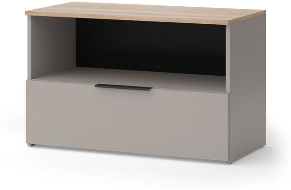 Kommode Wido Greige 80 x 50 cm mit 1 geschlossenem Fach Vicco