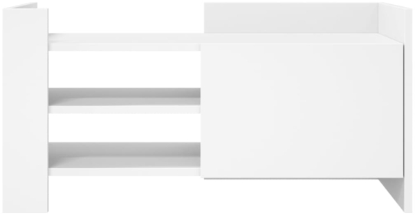 vidaXL TV-Schrank Weiß 80x35x40 cm Holzwerkstoff 848367 Bild 3