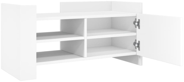 vidaXL TV-Schrank Weiß 80x35x40 cm Holzwerkstoff 848367 Bild 6