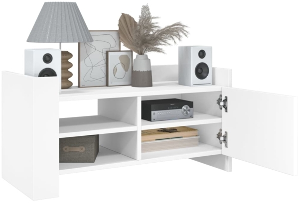 vidaXL TV-Schrank Weiß 80x35x40 cm Holzwerkstoff 848367 Bild 2