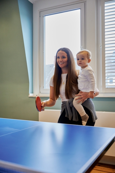 Hudora 'Match' Tischtennisplatte, Melaminharz blau, 185 x 274 x 92,5 cm Bild 20