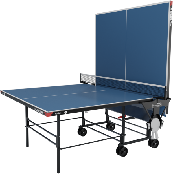 Hudora 'Match' Tischtennisplatte, Melaminharz blau, 185 x 274 x 92,5 cm Bild 5