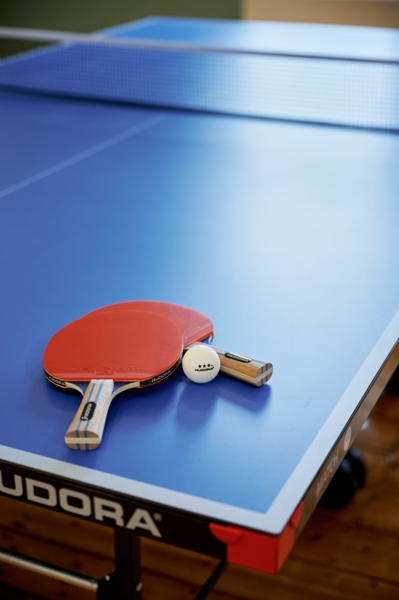 Hudora 'Match' Tischtennisplatte, Melaminharz blau, 185 x 274 x 92,5 cm Bild 6