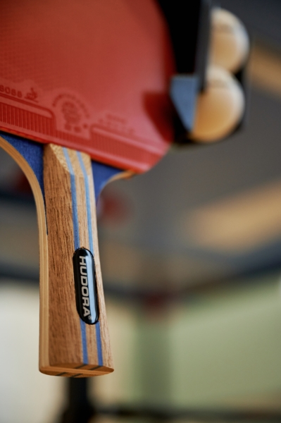 Hudora 'Match' Tischtennisplatte, Melaminharz blau, 185 x 274 x 92,5 cm Bild 11