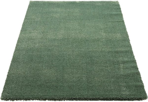 OCI DIE TEPPICHMARKE Teppich NEW VILLA MELANGE, auch als Läufer und in rund, rechteckig, Höhe: 20 mm, dichter Shaggy, melierte uni Farben, robuster Hochflor, Wohnzimmer