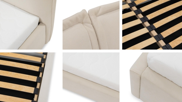 Polsterbett Paltik (Farbe: Paros 05, Größe: 180 x 200) Bild 6