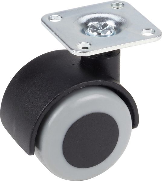 Doppelrolle Ø 40 mm für empfindliche Böden Tragkr. 30 kg