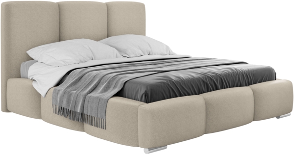Polsterbett Olweria (Farbe: Paros 02, Größe: 140 x 200)