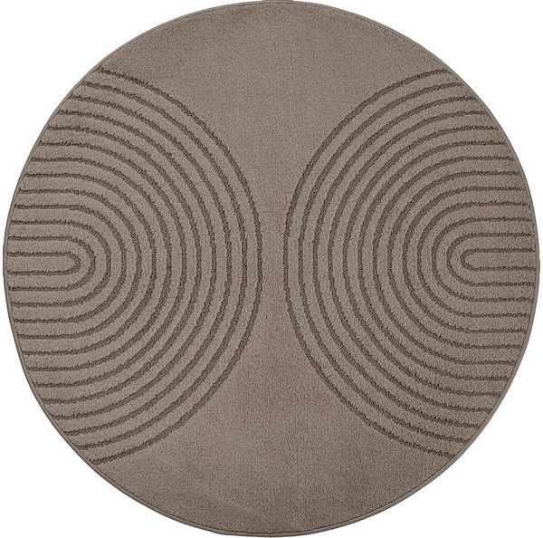 the carpet Teppich Elisa, rund, Höhe: 12 mm