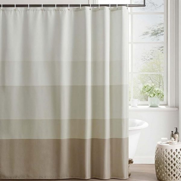 Agger Duschvorhang 180x180 cm Badewanne Waschbar Textil Shower Curtains