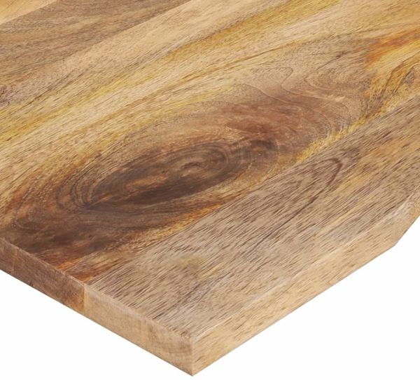 vidaXL Schreibtischplatte mit Aussparung 80x50x2,5 cm Massivholz Mango 370192 Bild 6