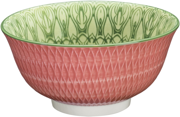 Bowl Schüssel Dessert-Schale Müslischale Ø18cm cilio AMICI Rauten rosa 107937