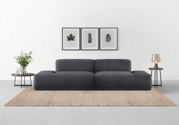 TRENDMANUFAKTUR Big-Sofa Braga, toller Sitzkomfort, Designsofa, in moderner Optik, mit hochwertigem Kaltschaum