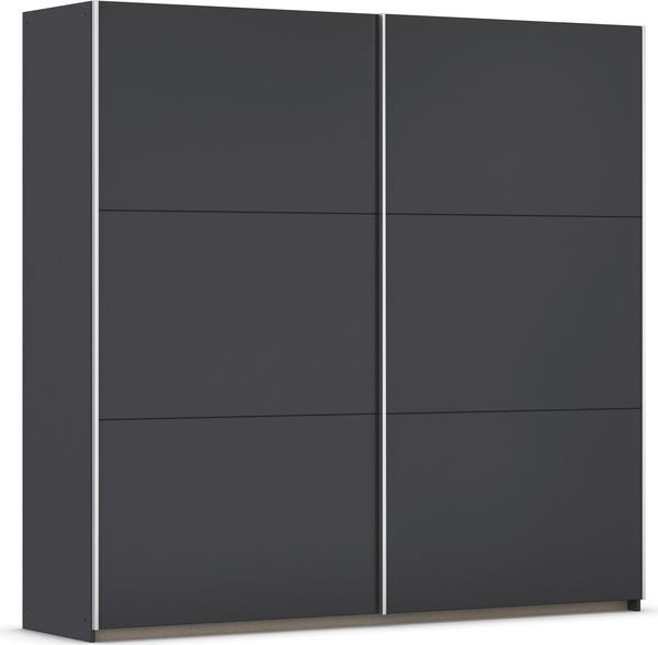 rauch Kleiderschrank; Schwebetürenschrank KRONACH, 2-türig, Graumetallic, 218x210x59xcm Bild 3