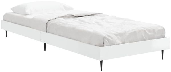 vidaXL Bettgestell Hochglanz-Weiß 75x190 cm Holzwerkstoff 832311 Bild 3