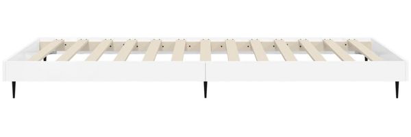 vidaXL Bettgestell Hochglanz-Weiß 75x190 cm Holzwerkstoff 832311 Bild 7