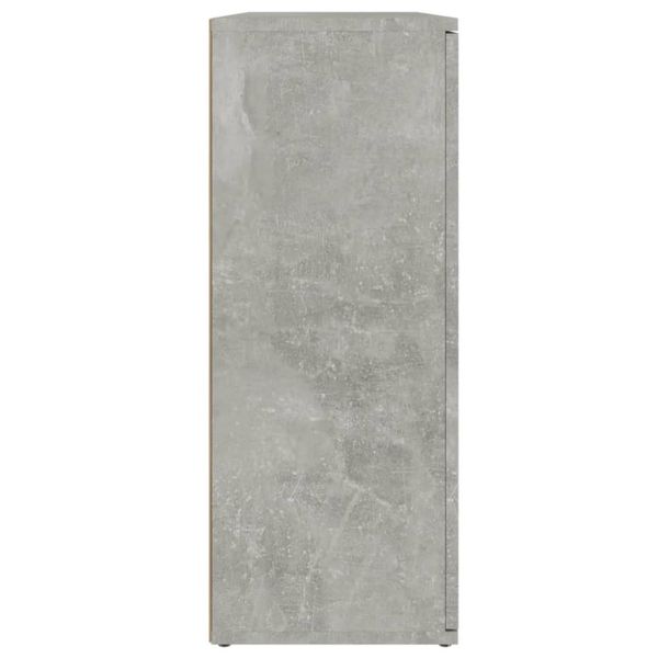 vidaXL Sideboard Betongrau 91x29,5x75cm Holzwerkstoff 823273 Bild 3