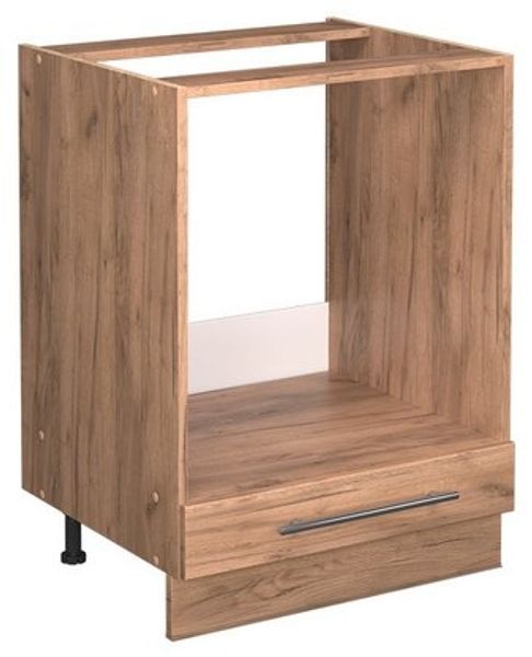 Herdumbauschrank Fame-Line Goldkraft Eiche 60 cm ohne Arbeitsplatte Vicco Bild 4