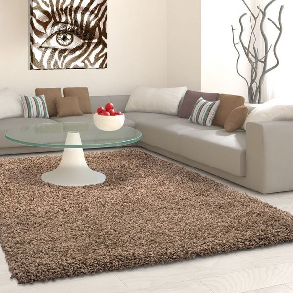 Ayyildiz Teppiche Hochflor-Teppich Life Shaggy 1500, rechteckig, Höhe: 30 mm, Langflor, uni, große Farbauswahl, robust, auch als Läufer und in rund