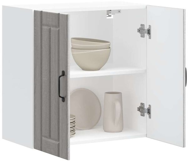 vidaXL Küchen-Hängeschrank Lucca Grau Sonoma Holzwerkstoff 853823