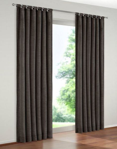 Wirth Vorhang Trondheim 328 g/m² (1 St), Schlaufen, blickdicht, Chenille