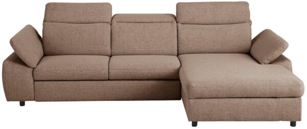 Home affaire Ecksofa Mauritius L-Form, mit Kopfteil- und Armlehnverstellung, mit Bettfunktion und Bettkasten