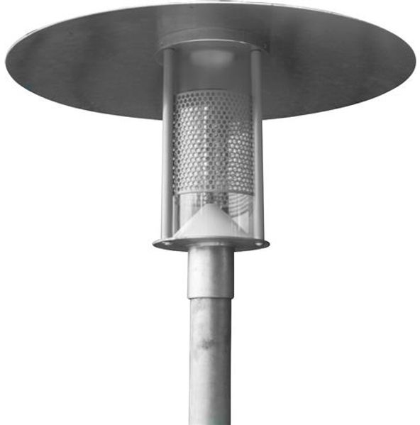 DeKanon Parkleuchte f. Ø60 mm Mast verzinkt Philips LED 28W 3000K 1617 lm Kl. II m. 3 5 m Kabel 230V IP56 IK10