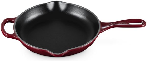 LE CREUSET Servierpfanne Brat- und Servierpfanne Signature rund garnet 23cm