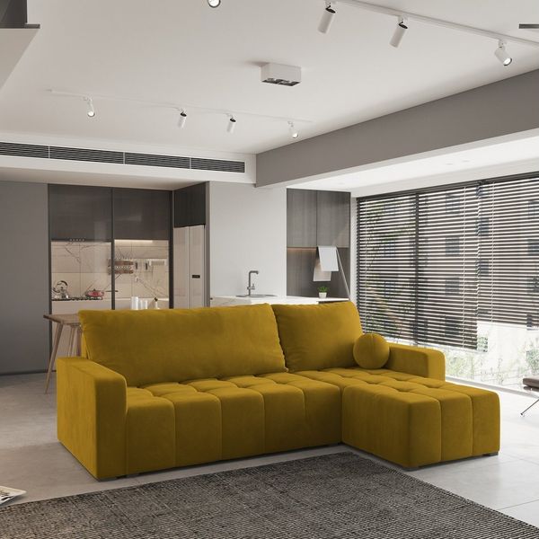 Masseno Ecksofa VOLIRA mit Schlaffunktion L-Form, Sofa mit Bettkasten