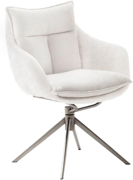 2er Set Sesselstuhl Parker, 360° drehbar - Oliv / Schwarz Bild 6