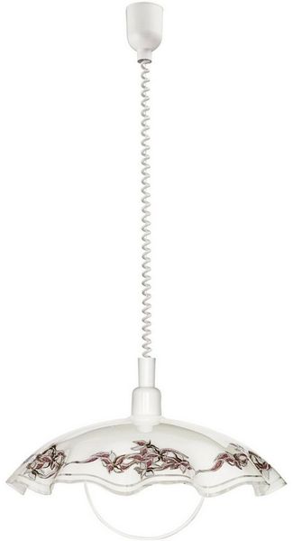Eglo 3041 Hängeleuchte Vetro Glas in weiß, lila, schwarz E27 1X40W Ø42cm H:110cm höhenverstellbar