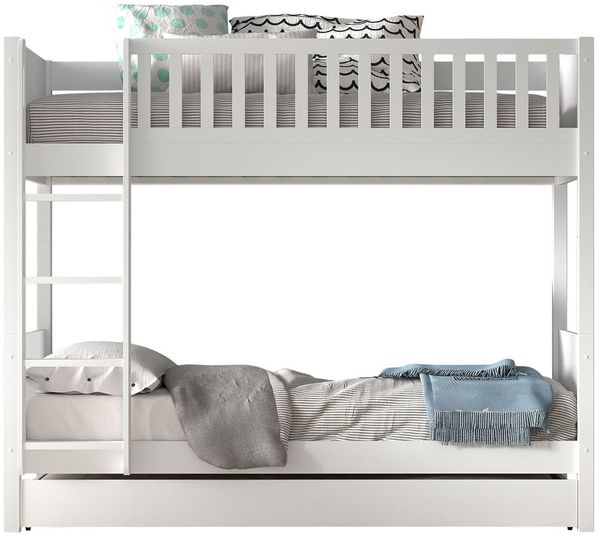 Etagenbett Karyl 208x105x175 Hochbett Massivholz Weiß