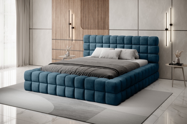 Bett Dizzle 140x200, Bett, Blau Bild 2