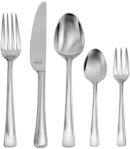 Rösle 'DESIO' Besteckset 30-tlg, Edelstahl silber, 27.5 x 5.5 x 46.5 cm, spülmaschinengeeignet