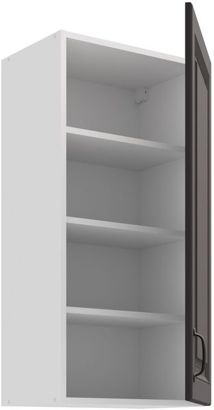 Hängeschrank 45 cm Stilo Grau Küchenzeile Küchenblock Küche Landhaus Höhe 90 cm Bild 2