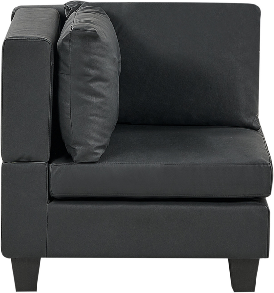 Eckmodul UNSTAD Kunstleder Schwarz Bild 4
