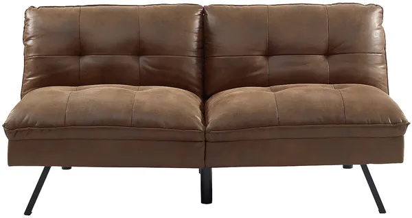 Vente-unique - PEGULA Sofa StoffStoff Braun - B 95 cm x H 83 cm x L 172 cm