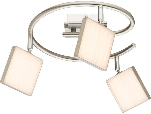 LED Deckenleuchte, dimmbar, Spots beweglich, D 28 cm