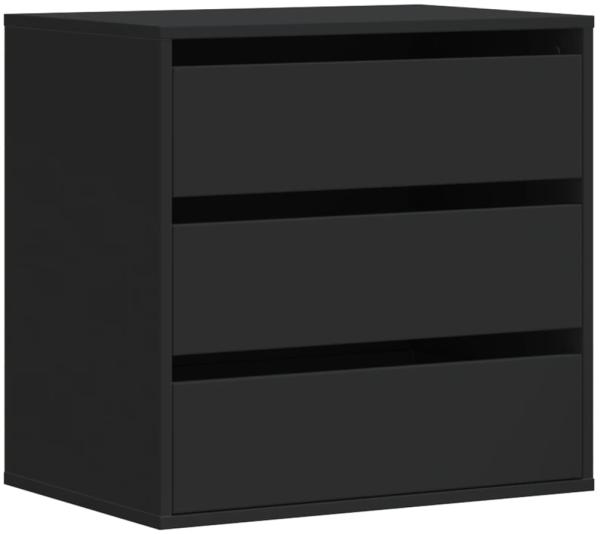 vidaXL Kommode Schwarz 60x41x58 cm Holzwerkstoff 852844