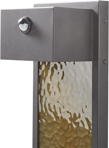 LED Außenwandleuchte CARRON 40 cm mit Bewegungssensor Schwarz Bild 6