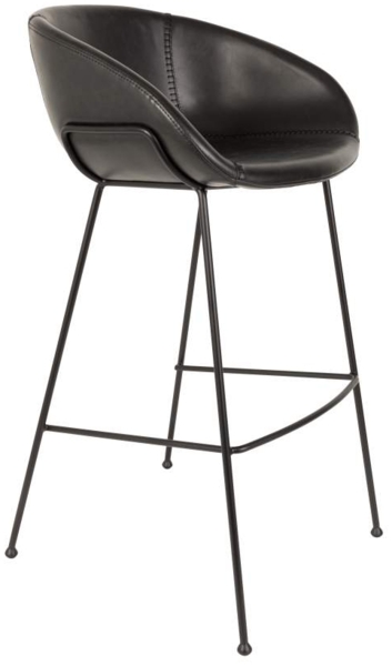 Barhocker FESTON BLACK von ZUIVER