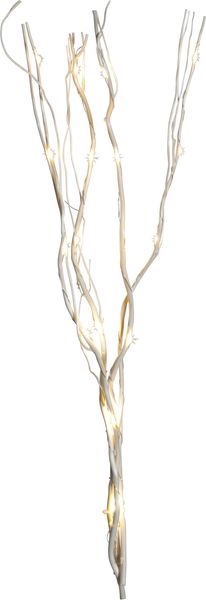 Star LED-Leuchthäuser "Willow", Holz, Braun