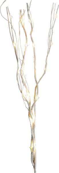 Star LED-Leuchthäuser "Willow", Holz, Braun