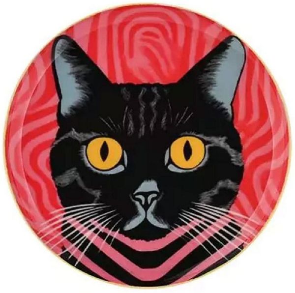 Giftcompany - Tablett Deko Schale "Love Trays" Katze D 13cm Bunt 1173102020