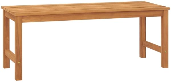 vidaXL Gartenbank 114 cm Massivholz Teak 316626