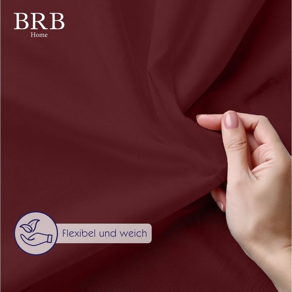 BRB HOME Spannbettlaken Spannbettlaken Jersey Baumwolle für Topper Boxspringbett bis 27 cm, Baumwolle, Gummizug: Rundum, (1 Stück), Matratzen bis 27 cm Höhe, OEKO TEX Standard 100, Jersey Spannbetttuch
