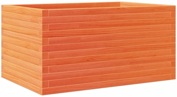 vidaXL Pflanzkübel Wachsbraun 90x60x46 cm Massivholz Kiefer 3282456
