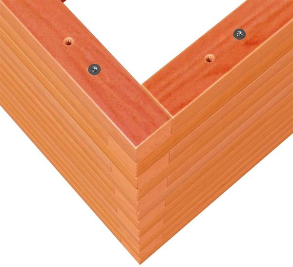 vidaXL Pflanzkübel Wachsbraun 90x60x46 cm Massivholz Kiefer 3282456 Bild 8